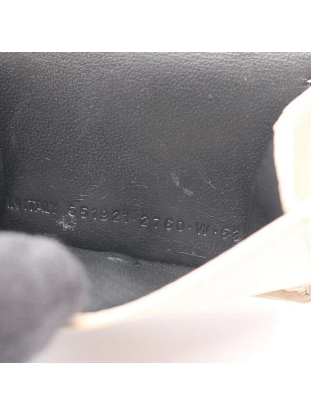 Balenciaga Trifold Wallet Everyday Mini Beige Leather Cash - Picture 8 of 8